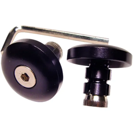 Lenkerenden Alu schwarz 13 mm für Aluminiumlenker