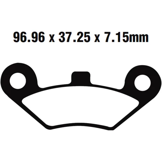 Brake pads std EBC fa453tt for: Linhai ATV, Goon, Muddy, Goes G
