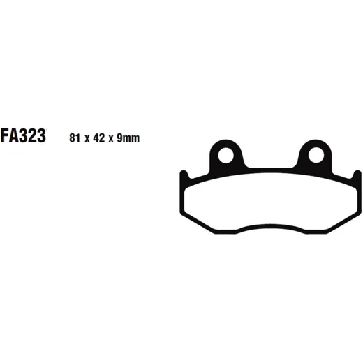 Bremsklotz Sinter R EBC Alternative: 7873219 passend für: Yamaha YFZ, YFM