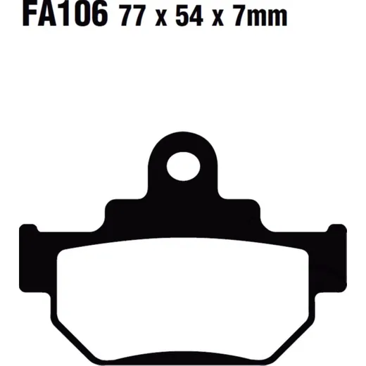 Brake pad sinter r ebc FA106R