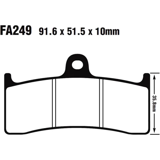 EBC Brake Pads STD for Motorcycles 7320040