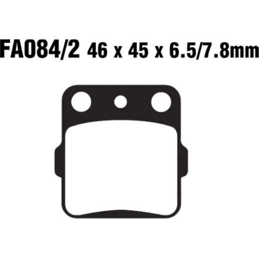 Brake pad standard ebc FA0842TT