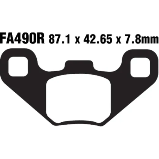 Brake pad sinter r ebc FA490R