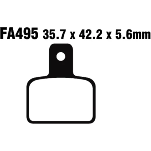 Bremsklotz Standard EBC Alternative: 7870153 passend für: Beta Evo