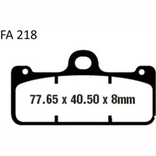 Bremsbeläge Bremsklotz Sinter EPFA EBC EPFA2182HH