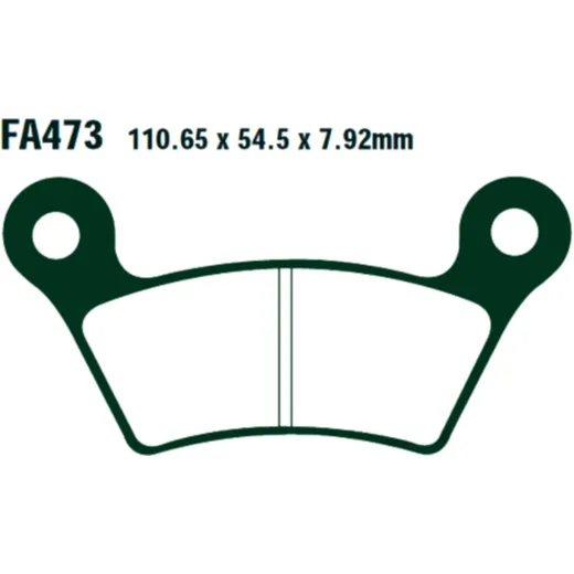 EBC Brake Pads STD for Motorcycles 7323389