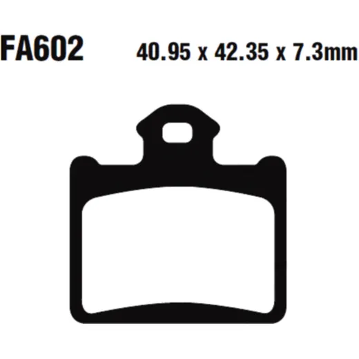 Brake pads sintered r EBC fa602R altn 7875289 for: KTM SX, Freeride E, Husqvarna TC, CR
