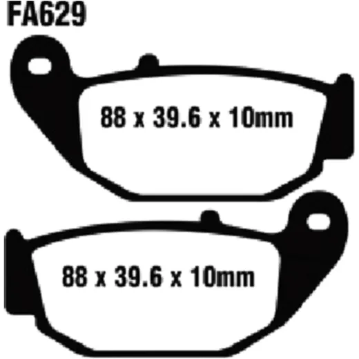 Bremsklotz Sinter R EBC passend für: Honda CRF, MSX, Orcal SK01
