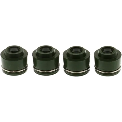 Valve stem seal kit JMP contains 4 pieces for: Honda NX, CBR, CRF, Yamaha YP, VP, XC