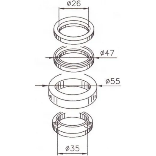 Head bearing kit 6037