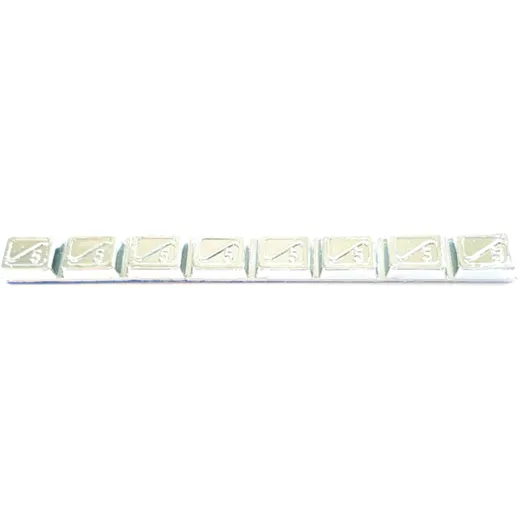 Lead Balance Weight for Motorcycles – Self-Adhesive Chrome 40g