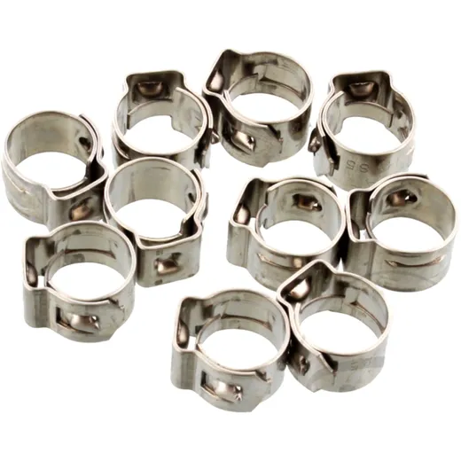 Stainless Steel Band Clamps 8.5 JMP Width 7mm, 10 PCS