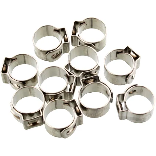 Stainless Steel Band Clamps 10 PCS