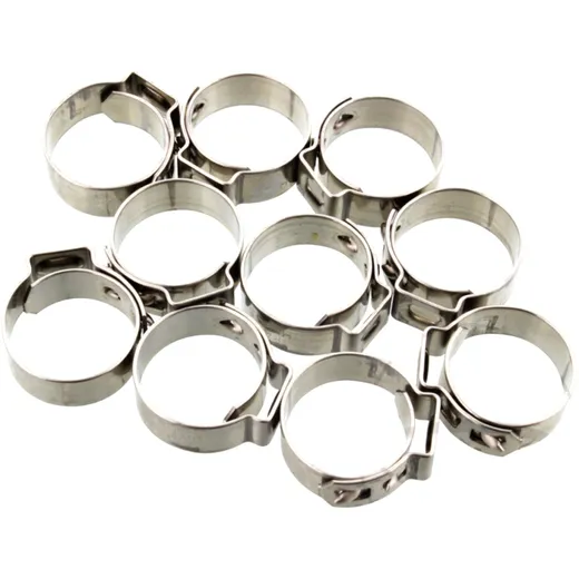 Stainless Steel Band Clamps 15.5 mm with 7 mm Width – 10 PCS
