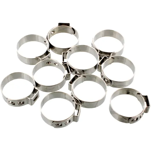 BAND CLAMP 20.8 JMP WIDTH 7MM STAINLESS STEEL 10 PCS
