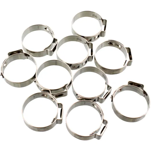 BAND CLAMP 22.4 JMP STAINLESS STEEL 7MM - 10 PCS