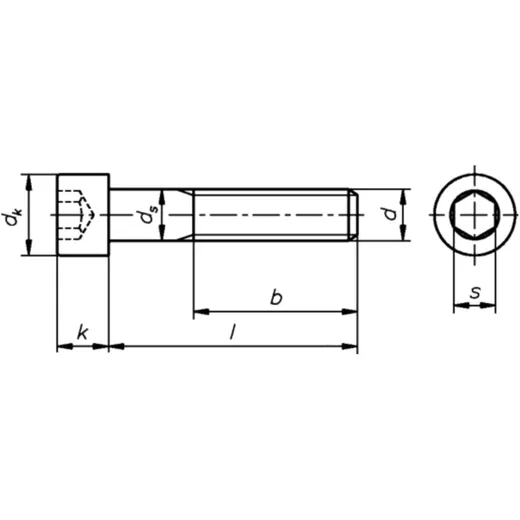 CAP HEAD ALLEN BOLT M6X16 DIN912 A2 STAINLESS STEEL 100 PIECES_0