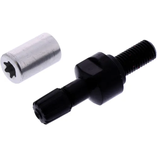 Straight Schrader Valve for TPMS 11.5mm Black