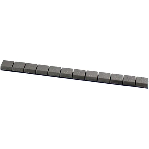 ZINC SELF-ADHESIVE BALANCE WEIGHT 60G 5g CONTENT 20 PCS SILVER MATT