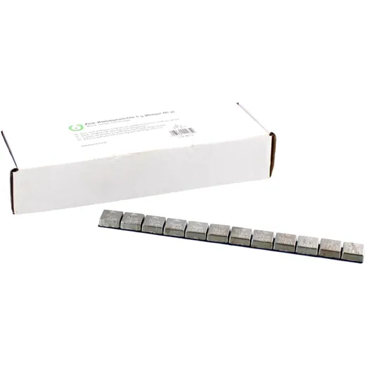 Zinc Adhesive Weight 5G 6ON Chrome 20 Pieces_0