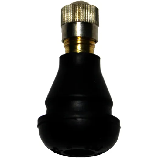 Rubber Valve TR412S 11.3mm with Metal Cap for Motorcycles