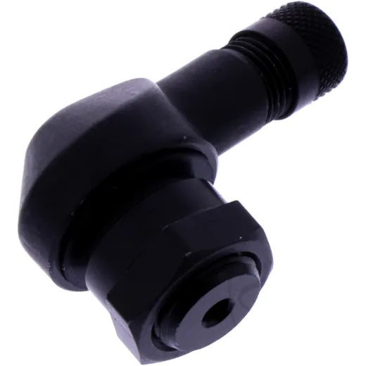 Aluminium Angle Valve Black 11.3mm for Motorcycles
