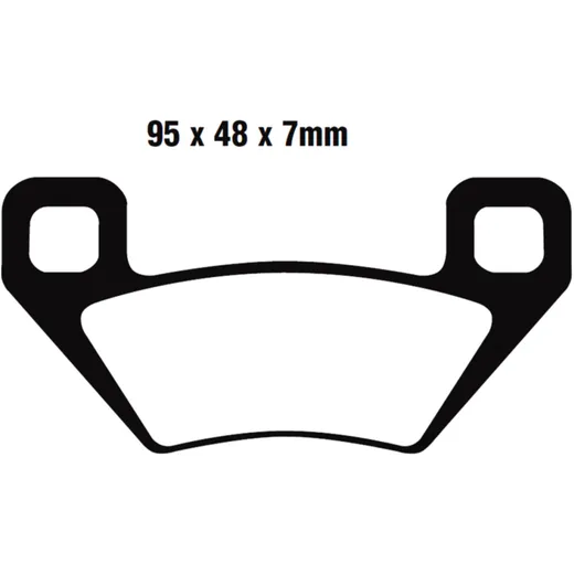 Bremsklotz Standard EBC passend für: Arctic Cat/Textron Cat, Alterra, XC