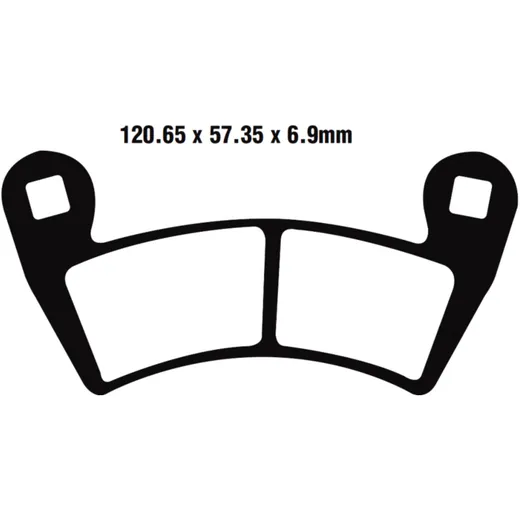 Bremsklotz Standard EBC passend für: Polaris General
