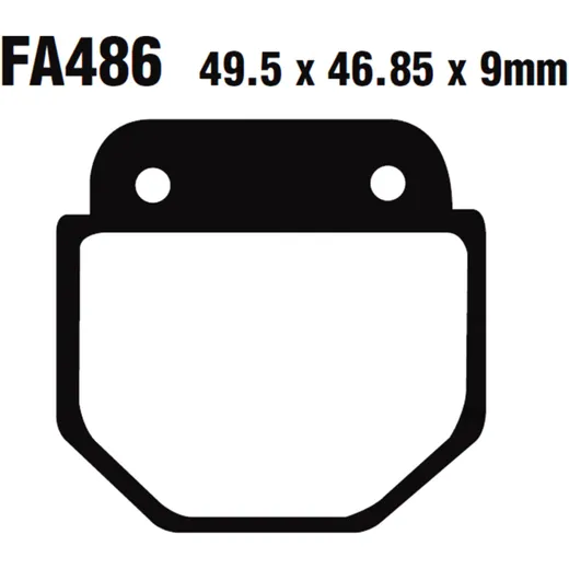 EBC Bremsklötze Standard für Motorräder 7370016