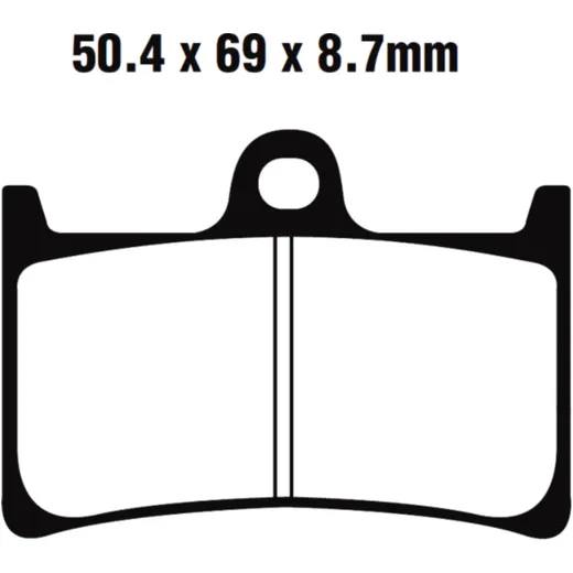 Brake pads scooter EBC sfa252 for: Yamaha XP