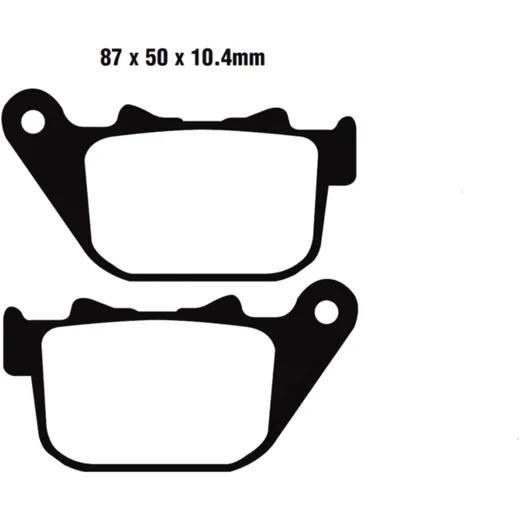 Bremsklotz Semi-Sinter V EBC für Cruiser und Touring Bikes 7370077
