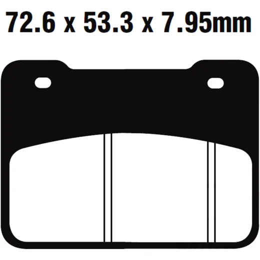 Brake pads sint EBC sfa627hh for: SYM Maxsym, Wolf, CR, Aeon Elite