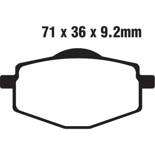 Brake pads sintered mx-s ebc MXS101