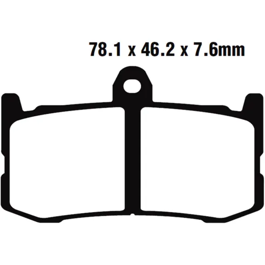 Bremsklotz Sinter GPFAX EBC Alternative: 7870068 passend für: Triumph Daytona