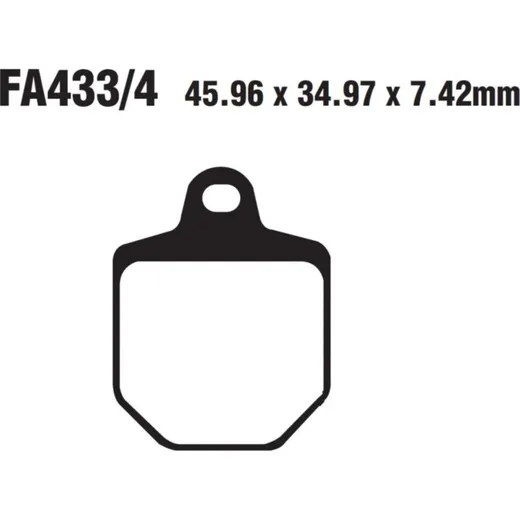 Break Pad Standard EBC FA4334