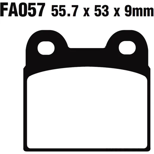 Brake pad semi - sinter v EBC fa057V for: BMW R