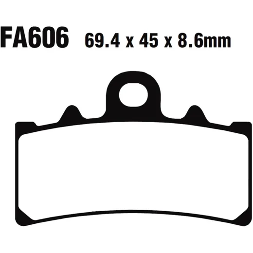 Bremsklotz Sinter EPFA EBC passend für: BMW G, C, CE04, Fantic Caballero, Caballero SC, Caballero RL