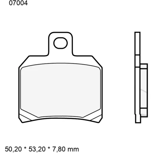 Brake pads carbon ceramic scooter cc BREMBO alternative: 732164