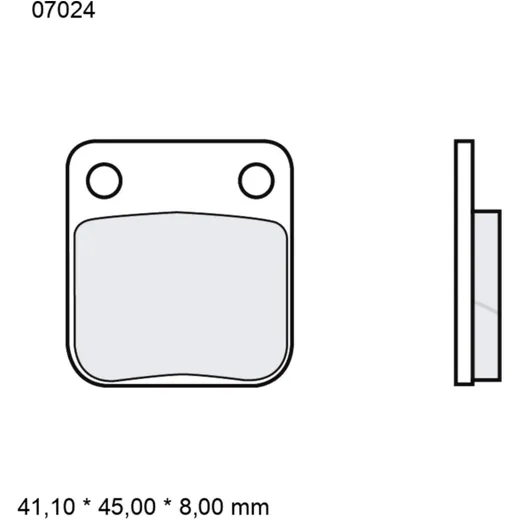 Brake pads carbon ceramic scooter cc BREMBO alternative: 732009