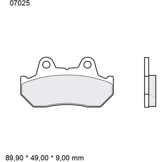 Brake pads carbon ceramic scooter cc BREMBO alternative: 732684