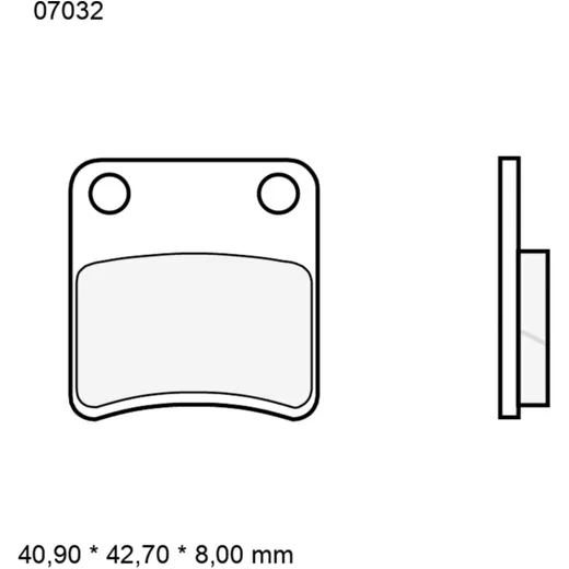 Bremsklotz CC Scooter Brembo Alternative: 7321904 passend für: