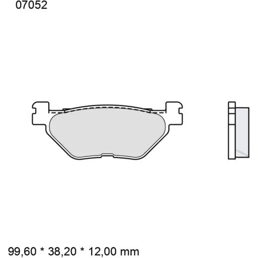 Brake pads carbon ceramic scooter cc BREMBO alternative: 732269