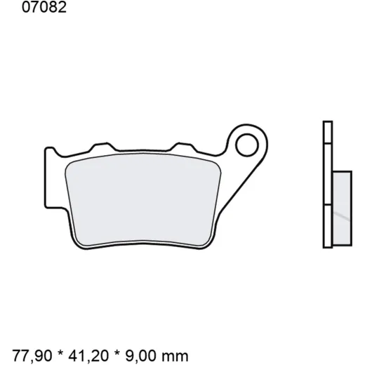 Brake pads carbon ceramic scooter cc BREMBO alternative: 737006