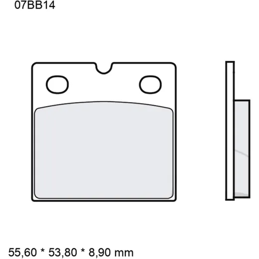 Bremsklotz Sinter hinten SP Brembo Alternative: 7328909 passend