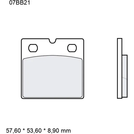 Bremsklotz Sinter vorne SA Brembo Alternative: 7328966 passend