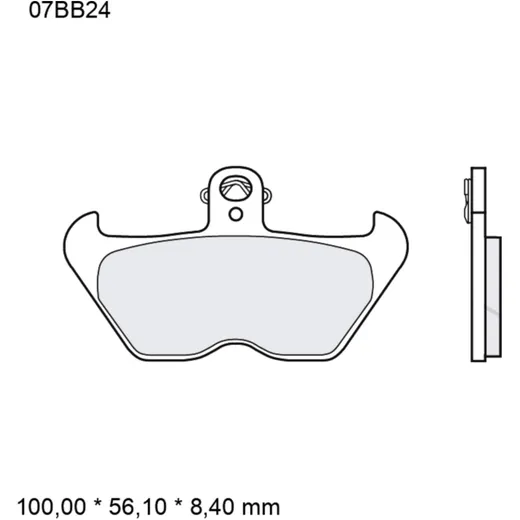 Bremsklotz Sinter LA Brembo Alternative: 7320955 passend für: B