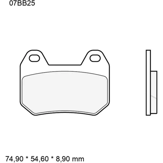 Brake pads carbon ceramic road BREMBO alternative: 7324064 for: