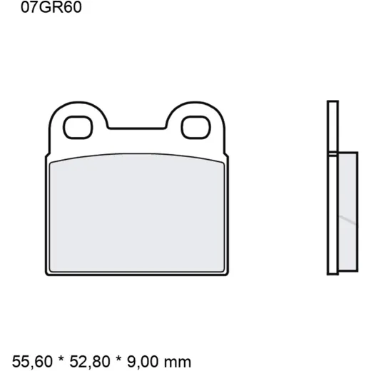 Brake pads carbon ceramic road BREMBO alternative: 7326697 for:
