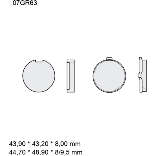 Bremsklotz Carbon Keramik Brembo Alternative: 7325954 passend f