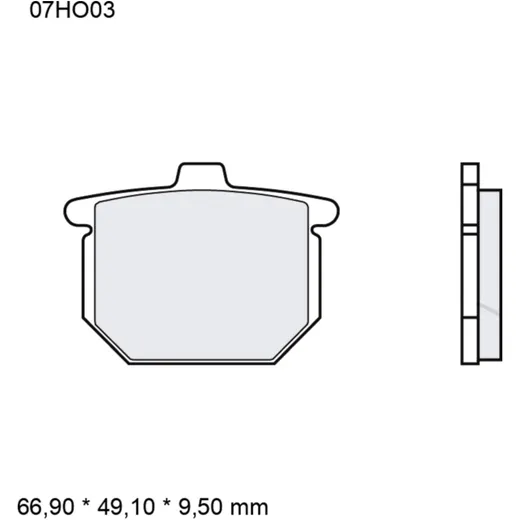 Bremsklotz Carbon Keramik Brembo Alternative: 7326630 passend f